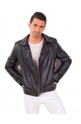 JERSEY MEN LEATHER JACKET