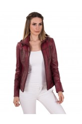 JANET WOMEN LEATHER JACKET