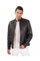 BOSS MEN LEATHER JACKET