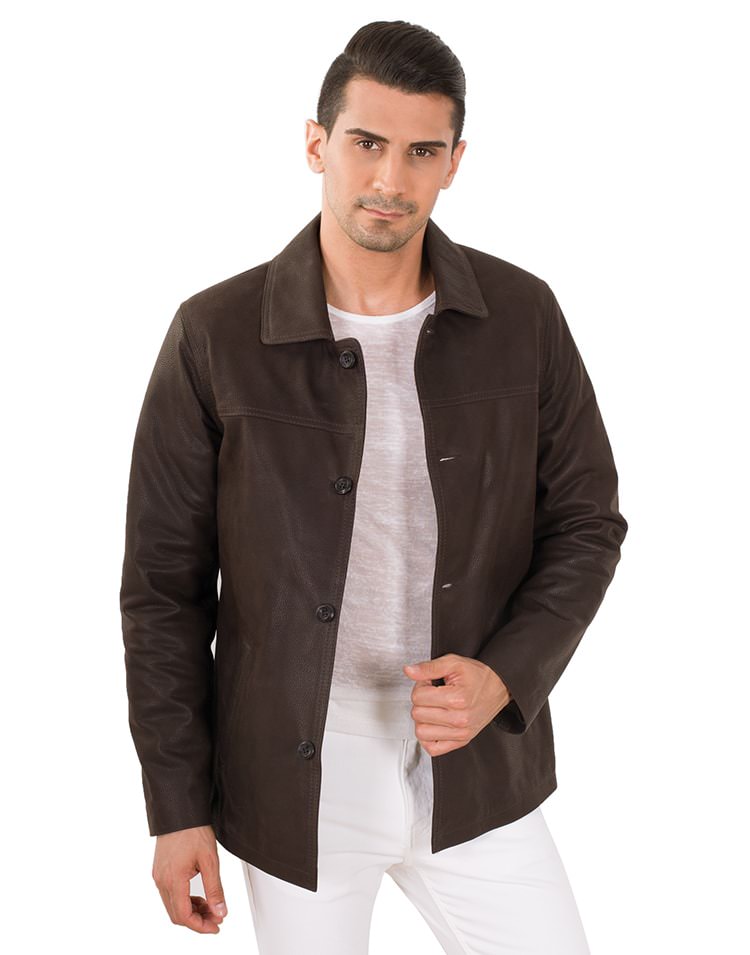 DUPONT MEN LEATHER JACKET